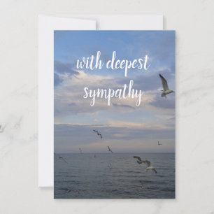 Les oiseaux dans le ciel Carte de Sympathie