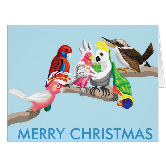 Les oiseaux de Noël australiens (Devant horizontal)