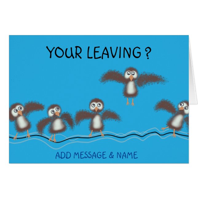 Les oiseaux mignons (Devant horizontal)