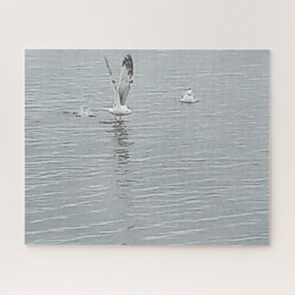 Les Oiseaux Sur Le Puzzle D'Eau