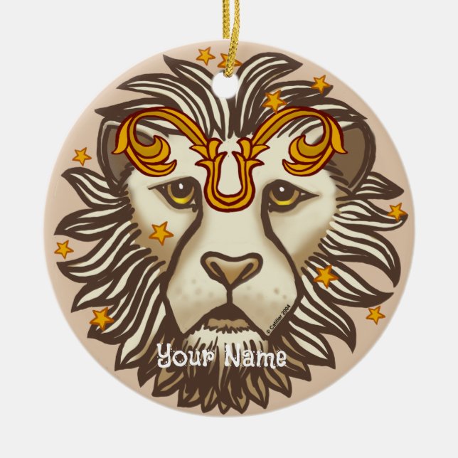 Les ornements d'anniversaire de Leo Lion (Devant)