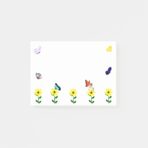 Les papillons et les notes Post-it® des fées