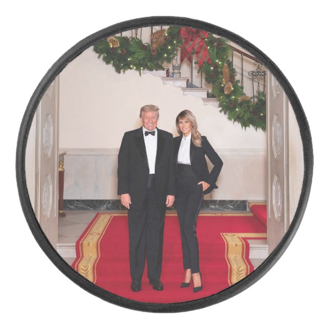 Les pas de Noël Président Donald Trump & Melania (Devant)