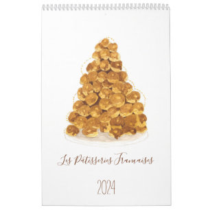 Les Pâtisseries Françaises  Calendar