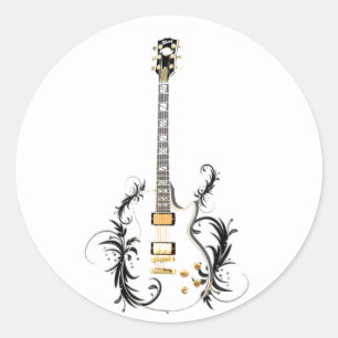 les_paul classic round sticker