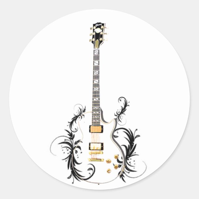 les_paul classic round sticker (Front)