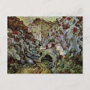 Les Peiroulets Ravine, Vincent van Gogh Postcard