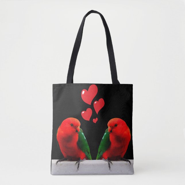 Les perroquets dans le Sac fourre-tout de l'amour (Devant)