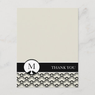 Les perruches ont personnalisé des cartes de Merci