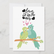 Les petits oiseaux adorent la carte de la Saint Va