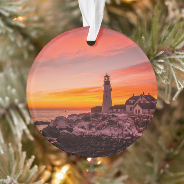 Les phares | Portland Head Cape Elizabeth Maine (Arbre)