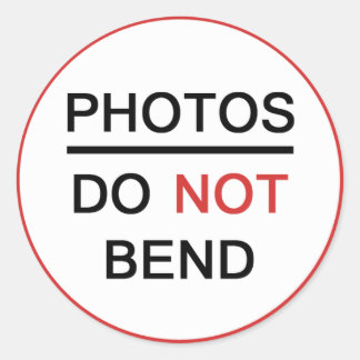 Les photos ne plient pas Sticker