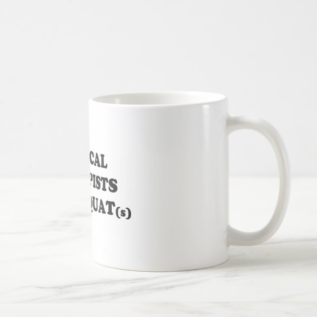 Les physiothérapeutes connaissent la tasse (Droite)