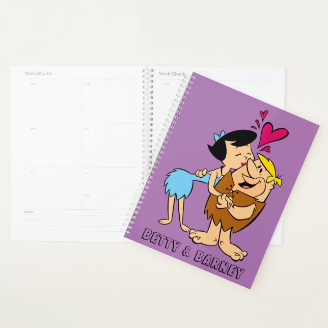 Les Pierrafeu | Betty Kissing Barney (Devant avec enveloppe)
