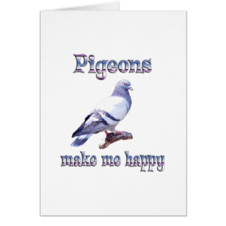 Les pigeons me rendent heureux