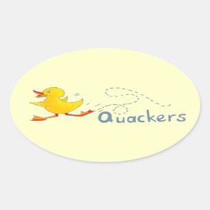 Les plaisanteries les autocollants de canard jaune
