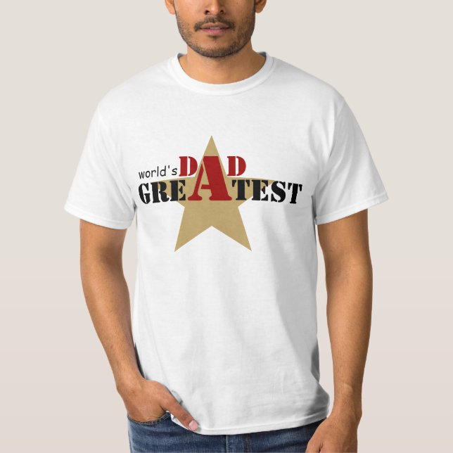 Les plus grands T-shirts papa du monde (Devant)