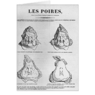 Les Poires, caricature du Roi Louis-Philippe