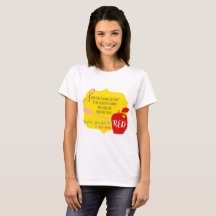 Les pommes devraient être T-shirt rouge