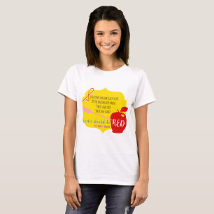 Les pommes devraient être T-shirt rouge
