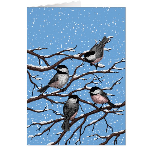 Les poulets en hiver (Devant)