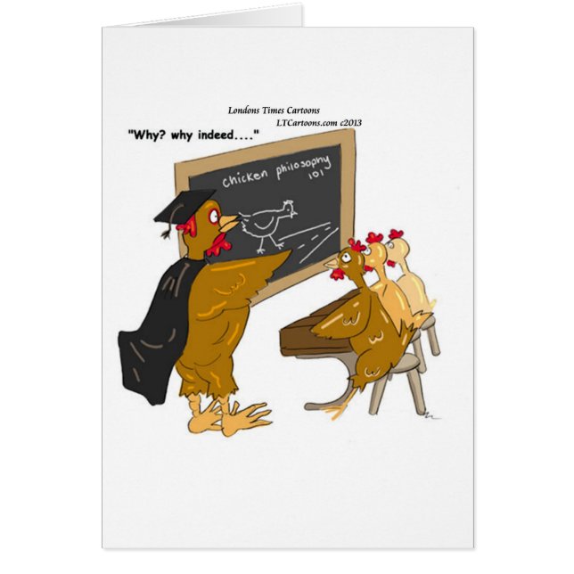 Les poulets traversent la route Philosophie drôle (Devant)
