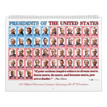 Les présidents américains citent le calendrier his