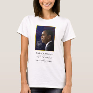 Les Présidents Obama et Kennedy - T-shirt de dame