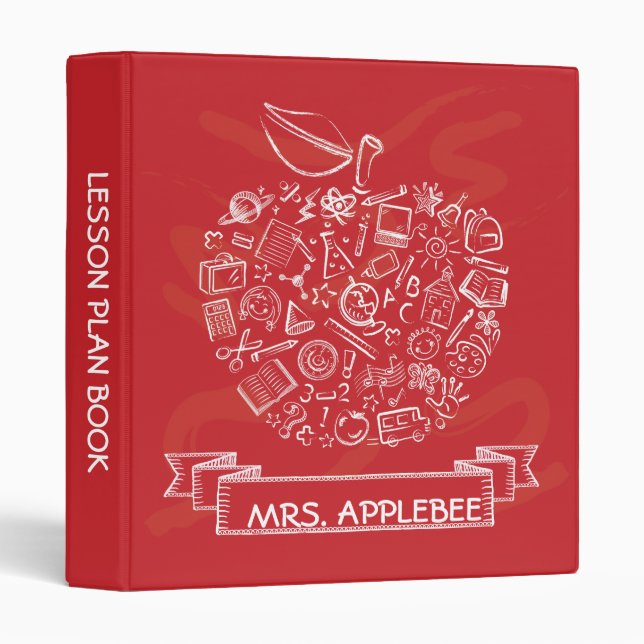 Les professeurs Apple instruisent le classeur de (Devant/Côté)