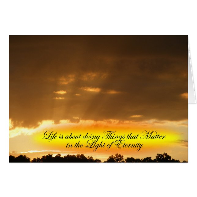 Les questions de vie (Devant horizontal)