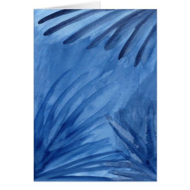 Les rayons bleus abstraits font votre propre carte (Devant)