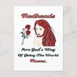 Les Redheads sont la carte postale Rose de Dieu