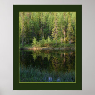Les réflexions de la nature poster personnalisé