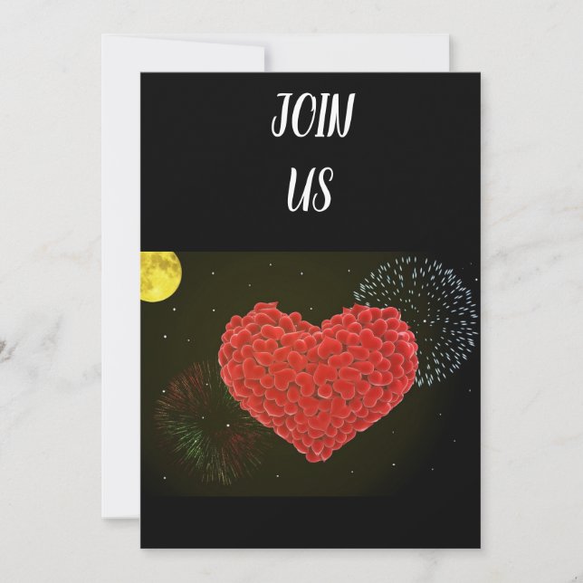 LES REGARDER ***VALENTINE*** INVITATION DE PARTI (Devant)