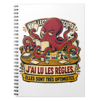 Les règles sont très optimistes – carnet pieuvre