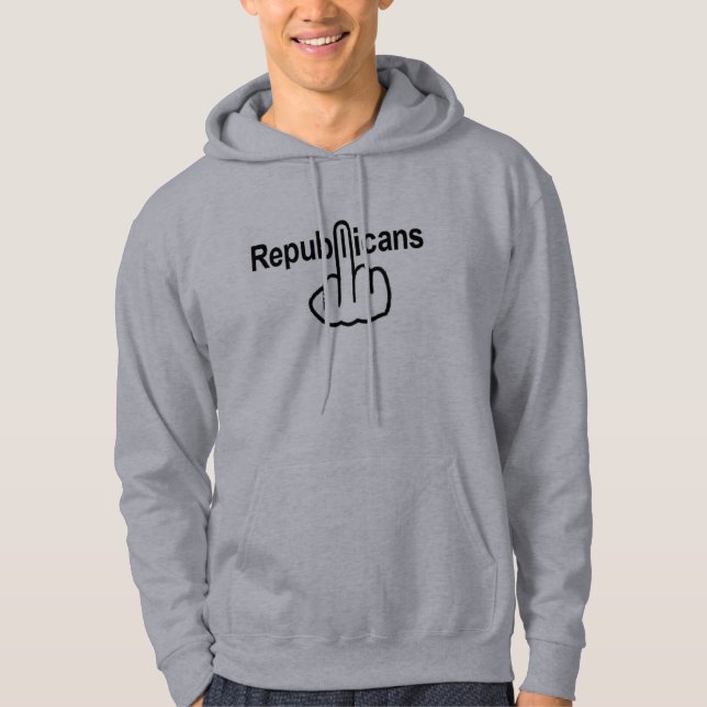 Les Républicains sweat - shirts à capuche se retou (Devant)