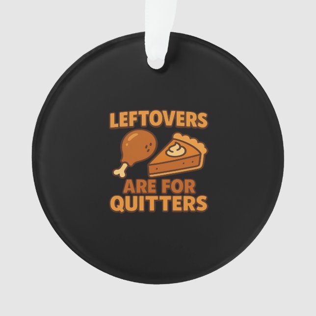 Les restes sont pour Quitters Classic Cool Minimal (devant)