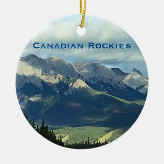 Les Rocheuses du Canada Ornement de voyage (Devant)