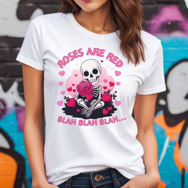 Les Roses anti-Valentin sont un T-shirt Red Blah B (Créateur téléchargé)