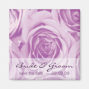 Les Roses de Lilac sauvent la date Aimant frigo