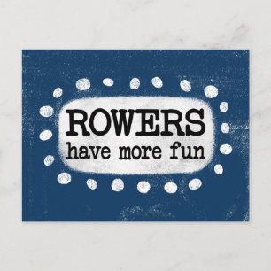 Les Rowers Ont Plus De Carte Postale Amusante