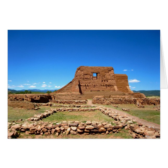 Les ruines de Pecos (Devant horizontal)