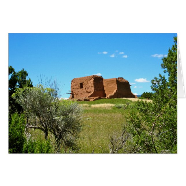 Les ruines de Pecos (Devant horizontal)