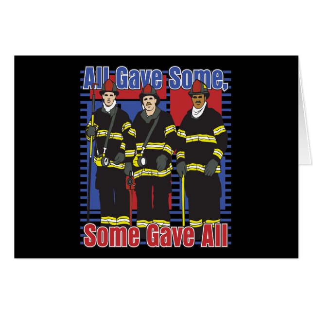 Les sapeurs-pompiers certains ont donné tous (Devant horizontal)