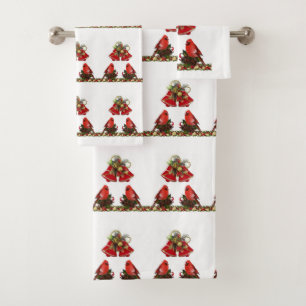 Les serviettes de bain fixent Noël