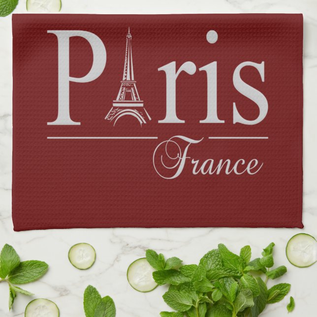 Les serviettes de cuisine faites sur commande de (Plié)