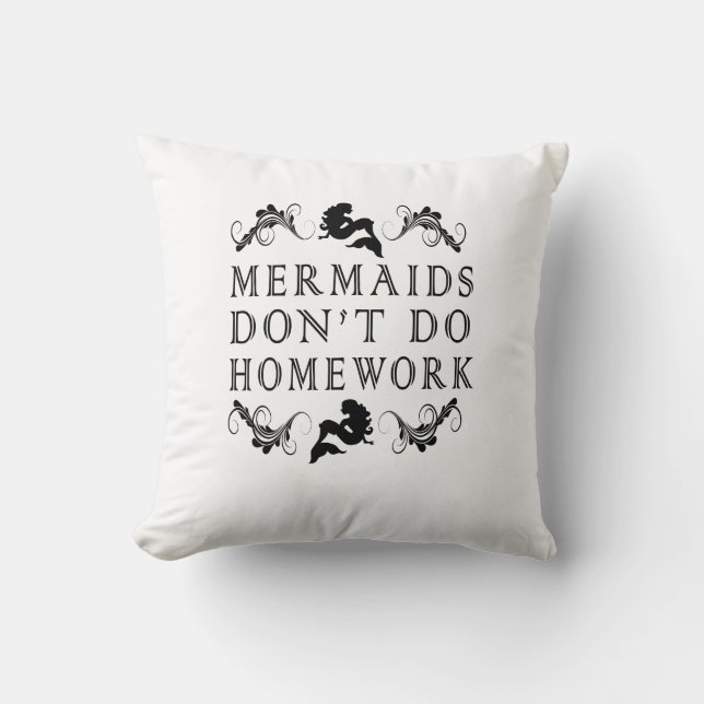 les sirènes ne font pas le coussin de travail (Recto)