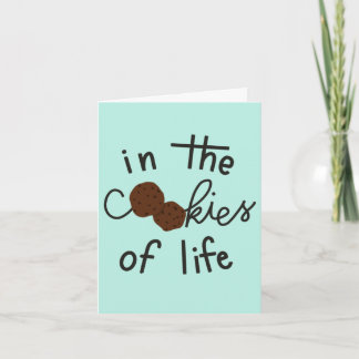 "Les soeurs sont les puces au chocolat" carte d'an