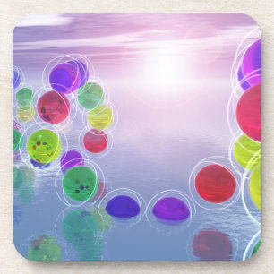 Les soleils dans leurs cours Dessous de verre de l