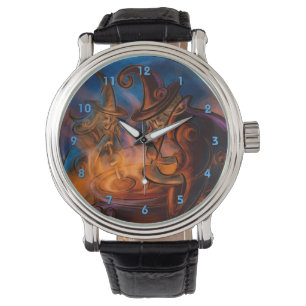 Les sorcières d'Halloween brassent la montre poign